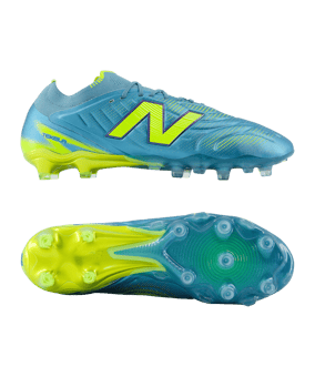 New Balance Tekela Elite Low Laced V5 FG Main Bleu - bleu