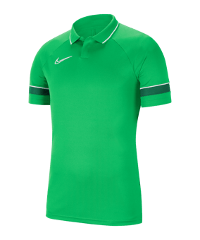 Nike Academy 21 Poloshirt Grün Weiss F362 - gruen