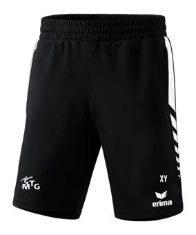 Erima SIX WINGS Short Schwarz Weiss