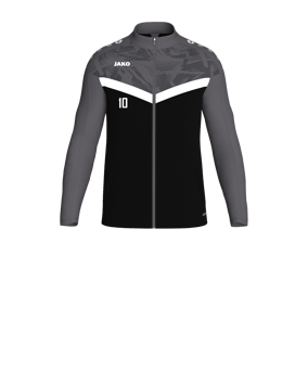 JAKO Iconic Polyesterjacke Kids Schwarz F801