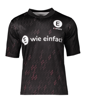 E wie einfach Trikot Schwarz - schwarz