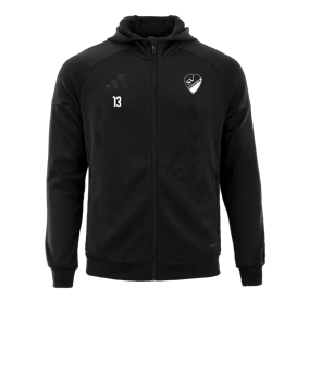 adidas Tiro 25 Travel Kapuzenjacke Schwarz