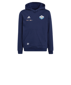 adidas Entrada 22 Hoody Kids Blau