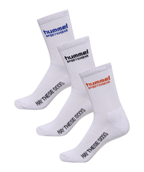 Hummel hml 3er Pack Socken Weiß F9347 - weiss