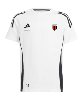 adidas Tiro 24 T-Shirt Kids Weiss Schwarz