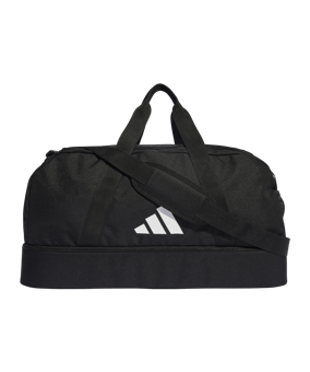 Sac de sport adidas Tiro League Duffel Bag Hard Case Taille M, Noir et Blanc 41L