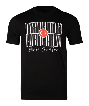 Nike TFF Türkei Unsere Jungs T-Shirt Schwarz Ftffcz0881jungsschwarz - schwarz