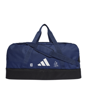 Sac de sport adidas Tiro League Duffel Bag Taille L, Bleu et Blanc