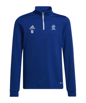 adidas Entrada 22 HalfZip Sweatshirt Kids Blau