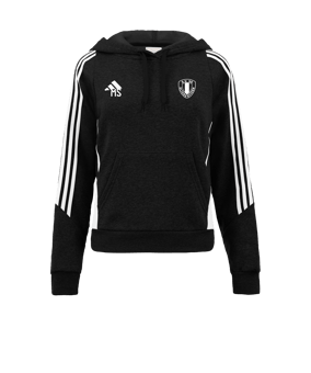 adidas Tiro 24 Hoody Damen Schwarz Weiss