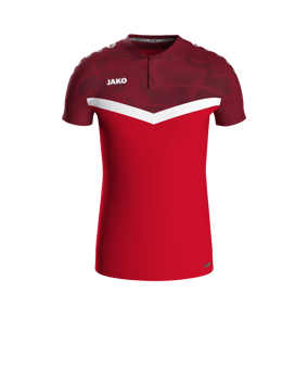 JAKO Iconic Poloshirt Rot F103
