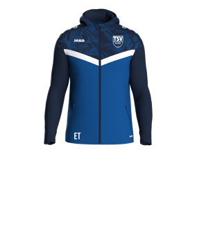 JAKO Iconic Kapuzenjacke Kids Blau F403
