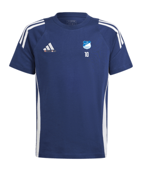 adidas Tiro 24 T-Shirt Kids Blau Weiss