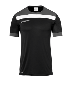 Maillot à manches courtes Uhlsport Offense 23 enfants - noir