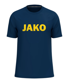 JAKO Promo 2.0 Funktions T-Shirt Kids Dunkelblau F941 - gelb