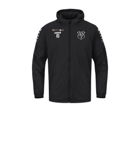 JAKO Team 2.0 Allwetterjacke Kids Schwarz F800