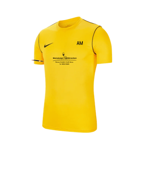 Nike Park 20 Training Shirt Gelb F719