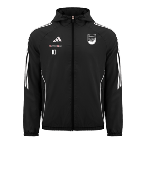adidas Tiro 24 Windbreaker Schwarz Weiss