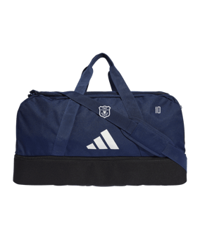 adidas Tiro League Duffel Bag Gr. M Blau Weiss