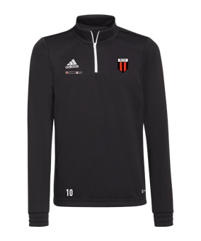 adidas Entrada 22 HalfZip Sweatshirt Kids Schwarz