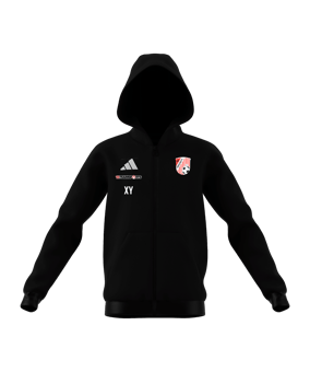 adidas Entrada 26 Kapuzenjacke Kids Schwarz