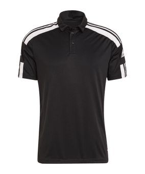 adidas Squadra 21 Poloshirt Schwarz Weiss - schwarz