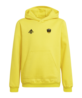 Sweat à capuche adidas Entrada 22 enfants jaune 