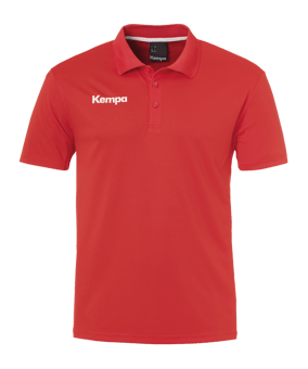 Kempa Poly Poloshirt Kids Rot F02 - rot