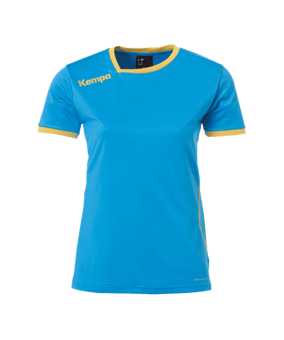 Kempa Curve Trikot T-Shirt Damen Blau Gold F03 - blau