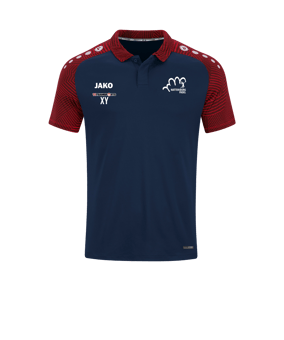JAKO Performance Poloshirt Blau Rot F909