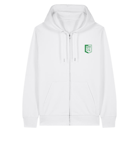 11tsmerch Merch Connector 2.0 Zip Sweatjacke Weiß | #justlogo1c