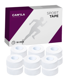 Cawila Sporttape PREMIUM 2,5cm x10m 12er Set Weiss - weiss