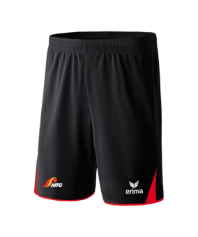 Erima 5-Cubes Short Kids Schwarz Rot