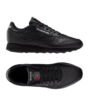 Reebok Classic Leather Sneaker Schwarz - schwarz