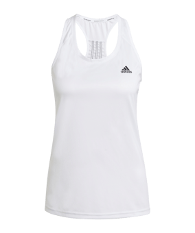 adidas 3S Tanktop Damen Weiss Schwarz