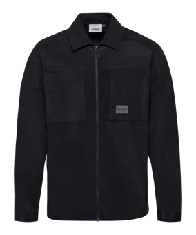 Hummel Sorona Loose Overshirt Sweatshirt Schwarz F2001 - schwarz
