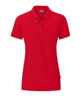 JAKO Organic Poloshirt Damen Rot F100 - rot
