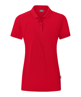 JAKO Organic Poloshirt Damen Rot F100
