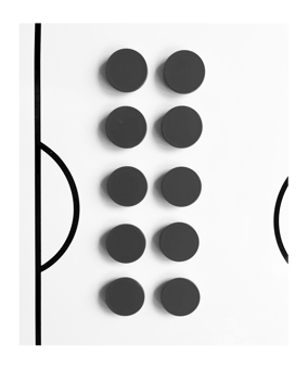 Cawila PRO Rundmagnet 10er Set 30mm Schwarz - schwarz