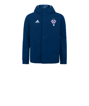 Veste tout temps enfants adidas Entrada 22 bleu 