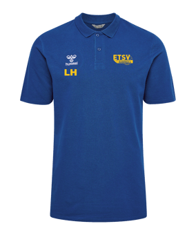 Hummel GO 2.0 Polo Blau F7045