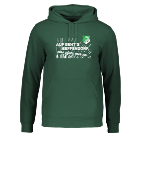 Merch Drummer 2.0 Hoody Bottle Green | #aufgehts