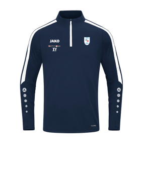 JAKO Power Sweatshirt Blau Weiss F900