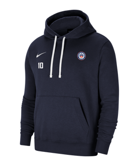 Nike Park 20 Fleece Hoody Blau Weiss F451