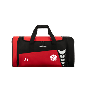 Erima Six Wings Sporttasche Gr. M Rot Schwarz