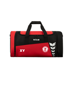Erima Six Wings Sporttasche Gr. M Rot Schwarz