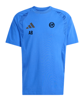 adidas Tiro Travel T-Shirt Blau