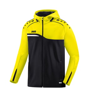 JAKO Competition 2.0 Kapuzenjacke Gelb Schwarz F03 - gelb