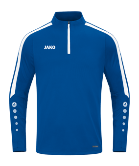 JAKO Power Sweatshirt Kids Blau Weiss F400 - blau