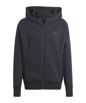 adidas ZNE Tracktop Kapuzenjacke Schwarz - schwarz